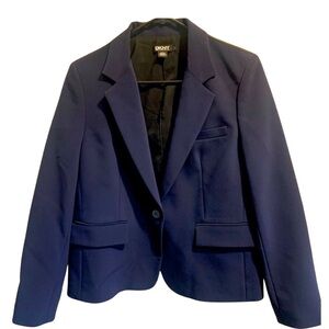 DKNY Blazer Single Button Close Long Sleeve